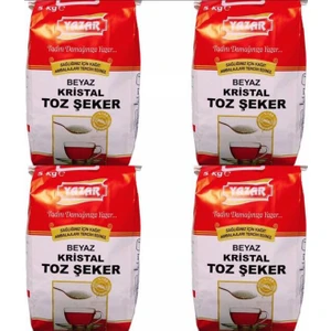 Kağıt Ambalaj (Kraft) Kristal Toz Şeker 5 kg x 4'lü