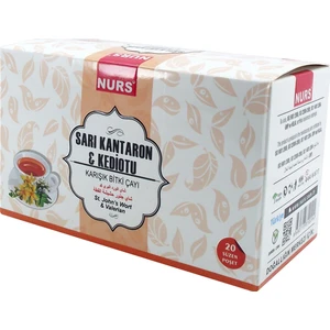 Sarı Kantaron & Kediotu Karışık Bitki Çayı 20 Süzen Poşet