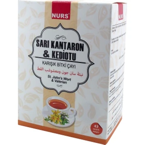 Sarı Kantaron & Kediotu Karışık Bitki Çayı 42 Süzen Poşet