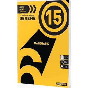 Hız Yayınları 6. Sınıf Matematik 15'li Deneme