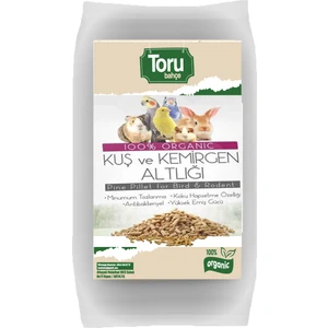 Toru Bahçe 100% Organik Çam Pelet  40 Lt (22-23 Kg) Sürüngen /kuş ve Kedi Altlığı