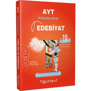 Test Okul Yayınları Üniversite Hazırlık Fasikül Soru Kitabı AYT Edebiyat - 10 Fasikül