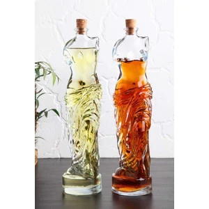 Venüs Yağdanlık - Kadın Figürlü Sirkelik Sosluk 700 ml 2 Li Set