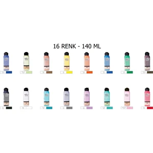 Akrilik Boya Seti 140 ml - 16'lı