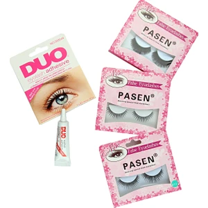 Pinky Takma Kirpik & Kirpik Yapıştırıcı Seti 4 Parça