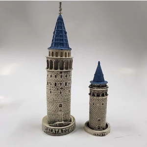 Hediye Seviyorum Galata Kuleleri 23 ve 14 cm