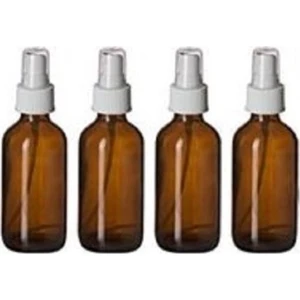 Sprey Başlıklı Amber Cam Şişe 30ML x 4 Adet