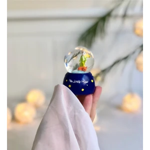 Hediye Filesi Mini Boy Küçük Prens Kar Küresi Işıklı 6.5 cm