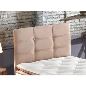 Niron Yatak Polo Tek Kişilik Yatak Başlığı - 90 cm Sütlü Kahve Kumaş Başlık