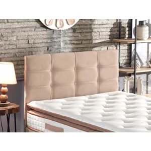 Niron Yatak Polo Tek Kişilik Yatak Başlığı - 120 cm Sütlü Kahve Kumaş Başlık