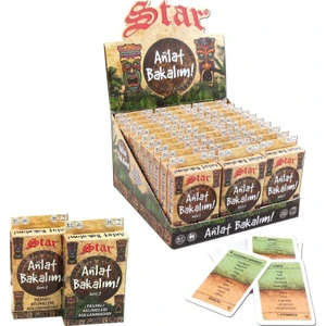 Anlat Bakalım Oyun Kartı Eğlenceli Aile Oyunu Çok Oyunculu 8 Yaş ve Üstü İçin