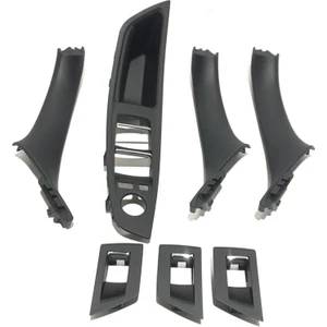 Bmw F10 5 Serisi Siyah Iç Kapı Kolu Tutamağı Set 7 Parça