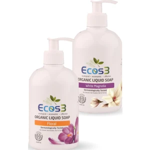 Organik Sıvı Sabun Floral + Beyaz Manolya 500 ml x 2