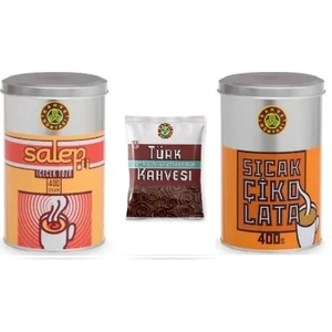 Kahve Dünyası Salep ve Sıcak Çikolata 400 G + Türk Kahvesi 100 G