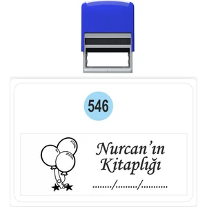 Baskı Life  Kaşe  Kitap Mührü Kitap Damgası Kişiye Özel Kaşe 546