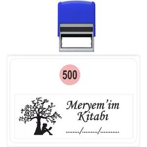 Baskı Life  Kaşe  Kitap Mührü Kitap Damgası Kişiye Özel Kaşe 500