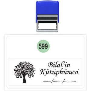 Baskı Life  Kaşe  Kitap Mührü Kitap Damgası Kişiye Özel Kaşe 599