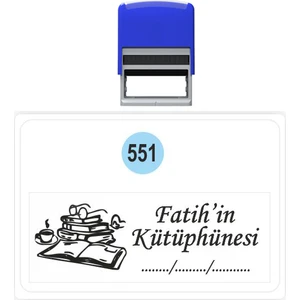 Baskı Life  Kaşe  Kitap Mührü Kitap Damgası Kişiye Özel Kaşe 551