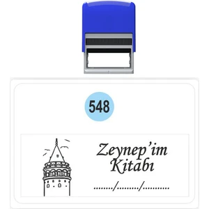 Baskı Life  Kaşe  Kitap Mührü Kitap Damgası Kişiye Özel Kaşe 548