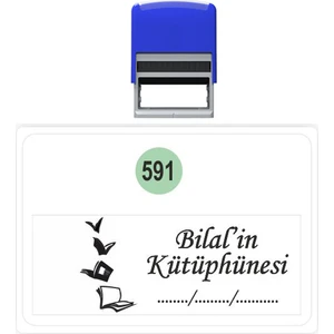 Baskı Life  Kaşe  Kitap Mührü Kitap Damgası Kişiye Özel Kaşe 591