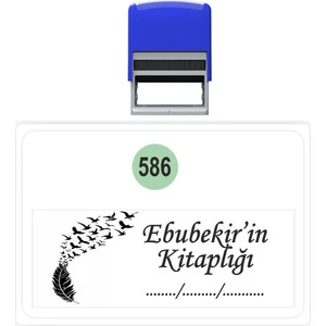 Baskı Life  Kaşe  Kitap Mührü Kitap Damgası Kişiye Özel Kaşe 586