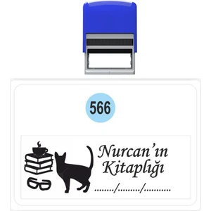 Baskı Life  Kaşe  Kitap Mührü Kitap Damgası Kişiye Özel Kaşe 566