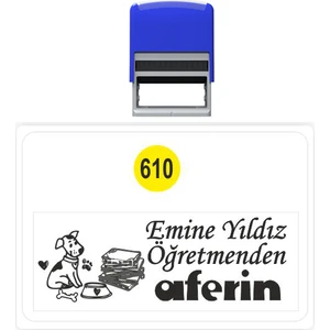 Baskı Life  Kaşe  Kitap Mührü Kitap Damgası Kişiye Özel Kaşe 610
