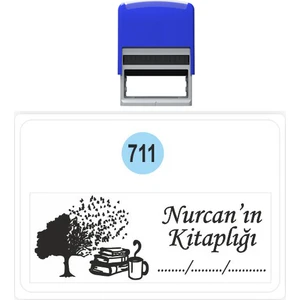 Baskı Life  Kaşe  Kitap Mührü Kitap Damgası Kişiye Özel Kaşe 711