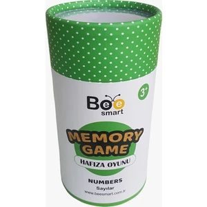 Bee Smart Memory Game Numbers - Ahşap Sayılar