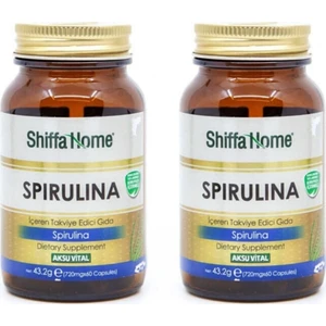 Shiffa Home Spirulina 720 Mg 60 Kapsül x 2