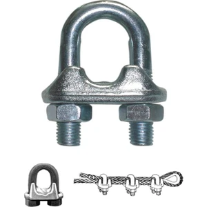 Güzelce Yapı Çelik Halat Klemensi 5 mm 10 Adet