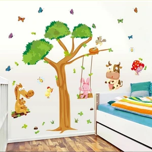 Çiftlik Hayvanları Çocuk Odası Pvc Duvar Sticker