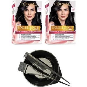 L'Oréal Paris Loreal Excellence Saç Boyası 1,01 x2+Saç Boyama Seti