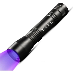 Uv LED Mor Işık Şarjlı Su Geçirmez El Feneri