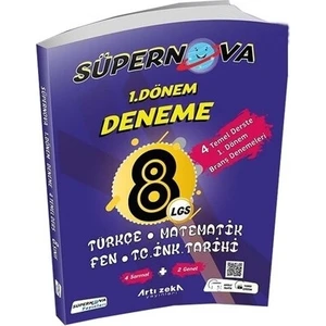 Artı Zeka Yayınları Süpernova 1. Dönem Tüm Dersler Paket Deneme