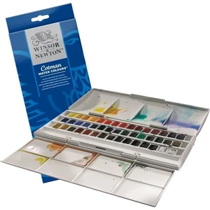 Winsor & Newton Cotman 1/2 Tablet Sulu Boya Seti 45 Renk