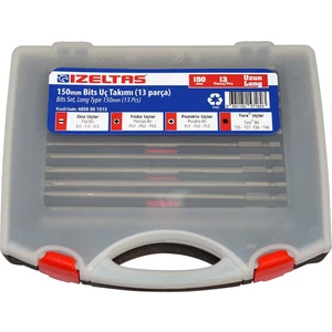 Izeltaş 150MM Uzun Bits Uç Takımı (13 Parça)