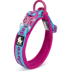 True Love Yumuşak Naylon Dokumalı, Mavi-Pembe Boyun Tasması