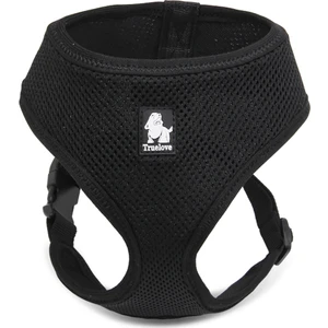 True Love Air Mesh Siyah Köpek Göğüs Tasması