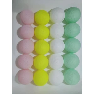 Montessori Işıklı Top 3 Metre 20 LED Aydınlatma