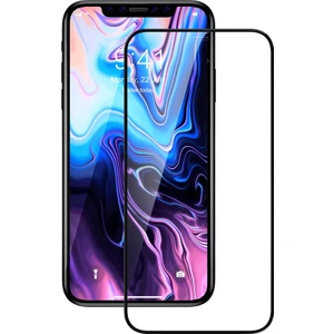 Kzy Apple iPhone 12 Pro Max 5d Tam Kaplayan Temperli Cam Ekran Koruyucu Siyah