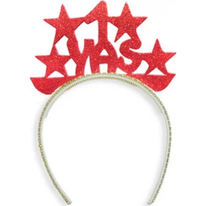 Hayaller Dükkanı Taç Evadan Simli Taşlı 1 Yaş Kırmızı Pk:1