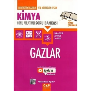 Çap Yayınları Üniversiteye Hazırlık Kimya Gazlar Konu Anlatımlı Soru Bankası - Ali Güven