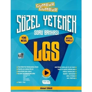 Yeni Tarz Yayınları 8. Sınıf LGS Sözel Yetenek Gümbür Gümbür Soru Bankası - Ahmet Sınar