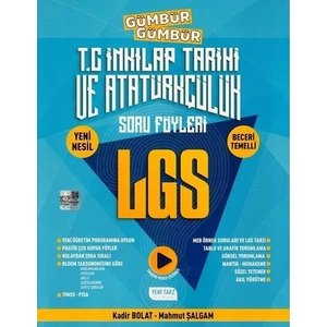 Yeni Tarz Yayınları 8. Sınıf LGS T. C. İnkılap Tarihi ve Atatürkçülük Gümbür Gümbür Soru Föyleri - Kadir Bolat