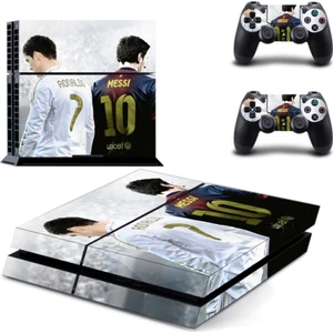 Kt Decoration Ronaldo - Messi Playstation 4 Fat Sticker Kaplama