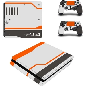Kt Decoration Modern Çizgiler Playstation 4 Slim Kasa Sticker Kaplama