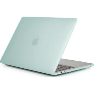 Apple Macbook Air 13.3' 2020 (M1) A2337 Koruma Kılıfı A2337 Mat Doku Case Yeşil