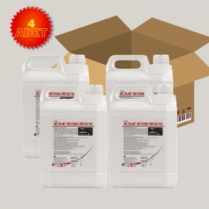 5 Litre Bio Ethanol Bacasız Şömine Yakıtı 4 Adet