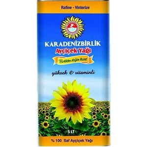 Ayçiçek Yağı Teneke 5 Lt